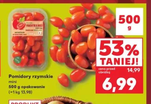 Pomidory rzymskie mini