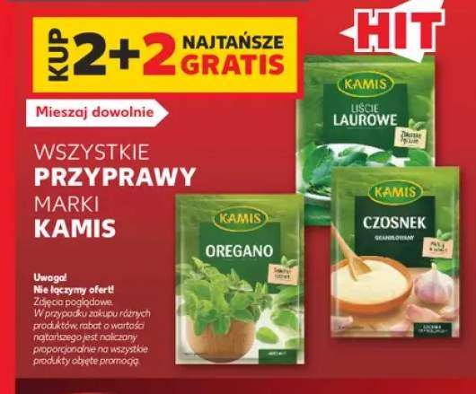 Przyprawy marki Kamis +3 warianty