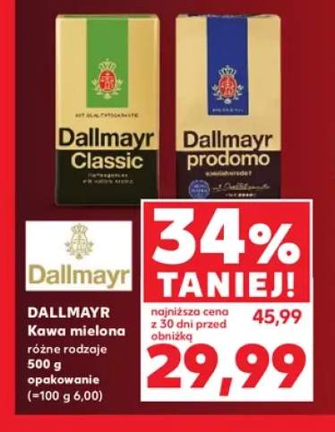 Kawa mielona Classic Dallmayr +1 wariant