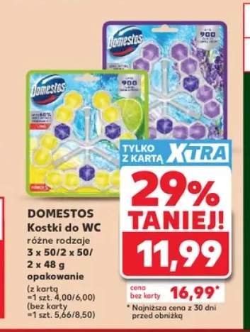 Kostki do WC Domestos