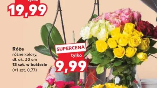 Róże w bukiecie