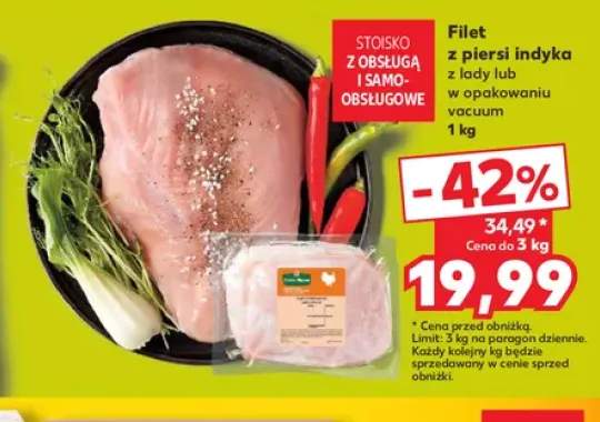 Filet z piersi indyka z lady +1 wariant