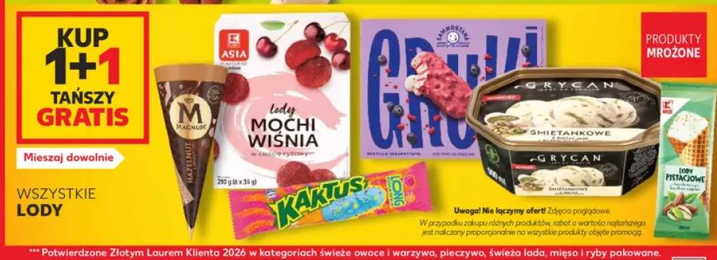 Lody +6 wariantów