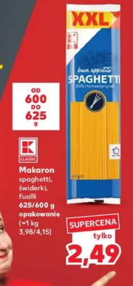 Makaron spaghetti K-Classic +2 warianty