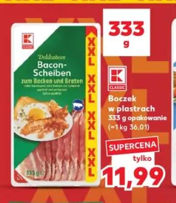 Boczek w plastrach K-Classic