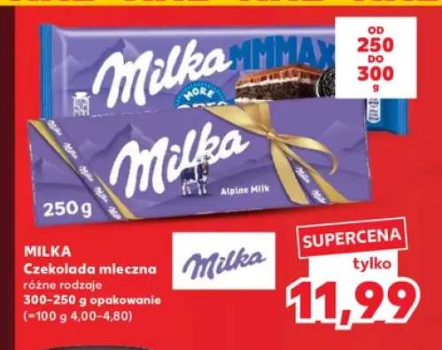 Czekolada mleczna Milka