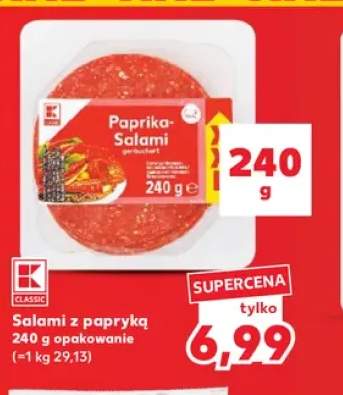Salami z papryką K-Classic