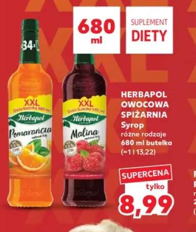 Syrop Pomarańcza Herbapol Owocowa Spiżarnia +1 wariant