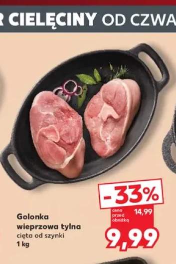Golonka wieprzowa tylna cięta od szynki