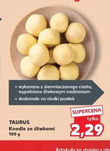 Knedle ze śliwkami Taurus