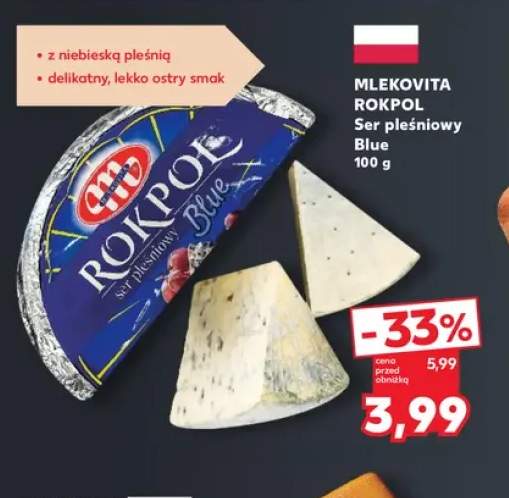 Ser pleśniowy Rokpol Blue Mlekovita