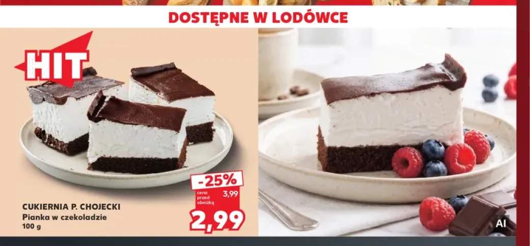 Pianka w czekoladzie Cukiernia P. Chojecki