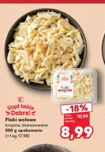 Flaki wołowe krojone blanszowane Stąd takie Dobre!