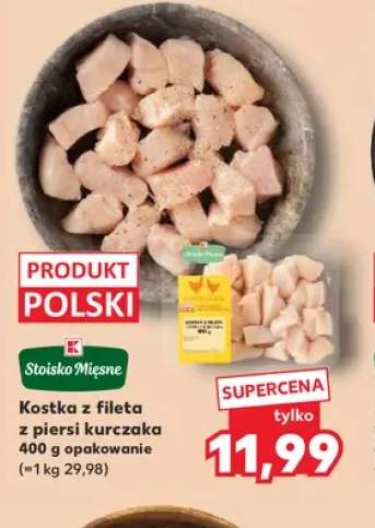 Kostka z fileta z piersi kurczaka Stoisko Mięsne