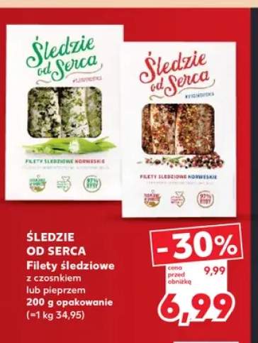 Filety śledziowe z czosnkiem Śledzie Od Serca +1 wariant