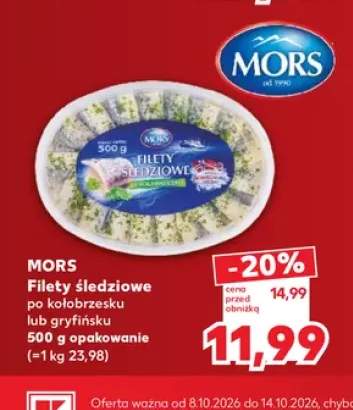 Filety śledziowe po kołobrzesku Mors +1 wariant