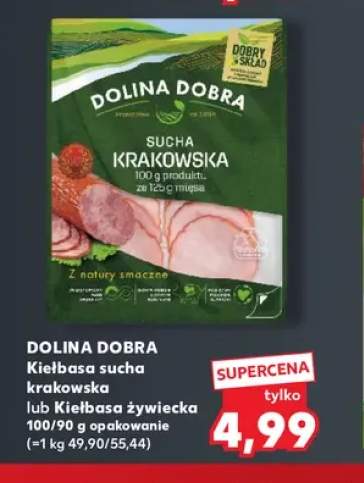 Kiełbasa sucha krakowska Dolina Dobra +1 wariant