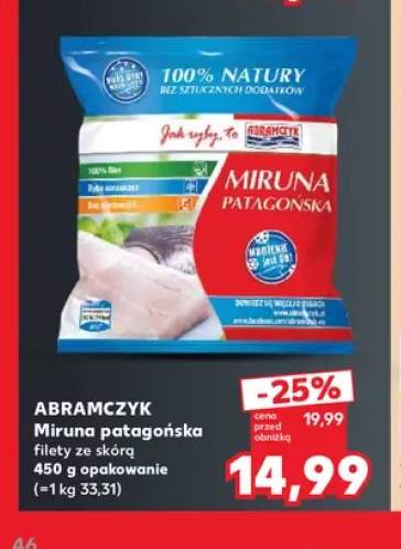 Miruna patagońska filety ze skórą Abramczyk