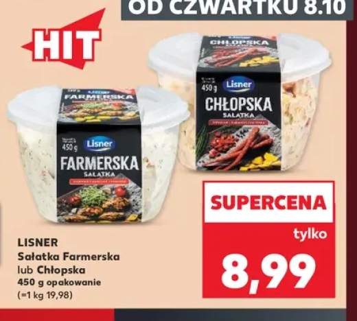 Sałatka Farmerska Lisner +1 wariant