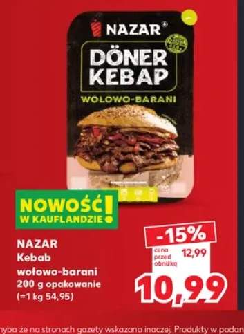 Kebab wołowo-barani Nazar