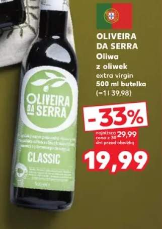 Oliwa z oliwek extra virgin Oliveira da Serra