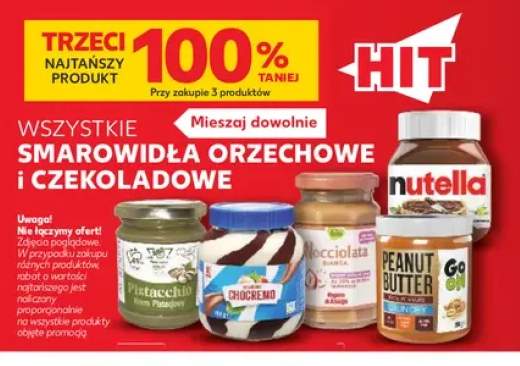Smarowidła orzechowe i czekoladowe +5 wariantów