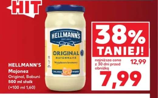 Majonez Babuni Hellmann's +1 wariant