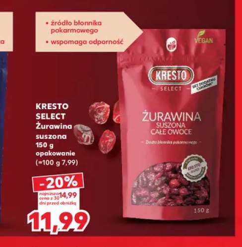 Żurawina suszona Kresto Select