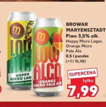 Piwo Browar Maryensztadt Hoppy Micro Lager +1 wariant