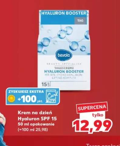 Krem na dzień Hyaluron SPF 15 Bevola