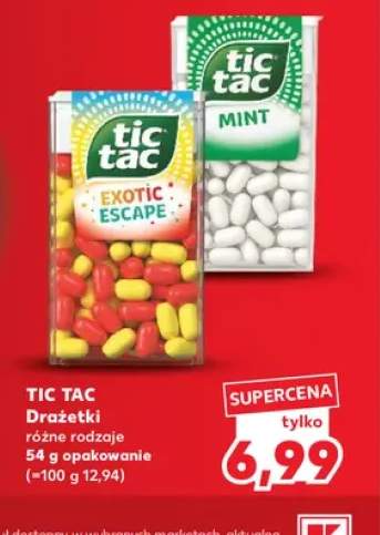 Drażetki Mint Tic Tac +1 wariant