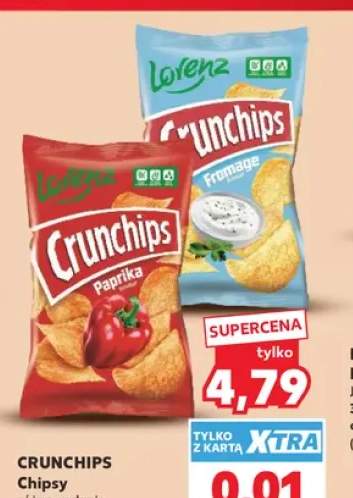 Chipsy Crunchips Paprika +1 wariant