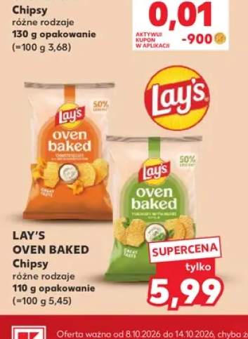 Chipsy Lay's Oven Baked jogurt z ziołami +1 wariant