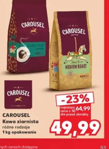 Kawa ziarnista Carousel Daily Cup Classic +1 wariant