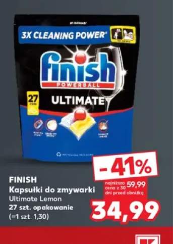 Kapsułki do zmywarki Ultimate Lemon Finish