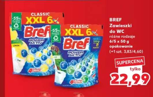 Zawieszki do WC Bref