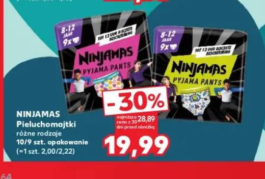 Pieluchomajtki Ninjamas