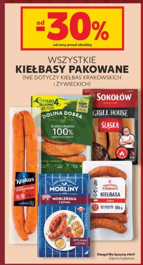 Kiełbasy pakowane +5 wariantów