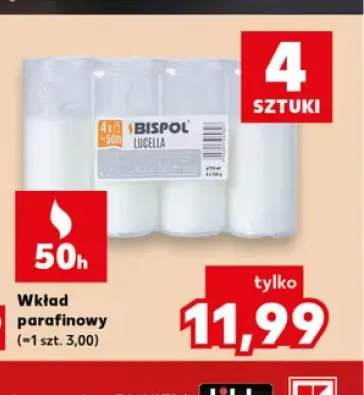 Wkład parafinowy Lucella Bispol 4-pak