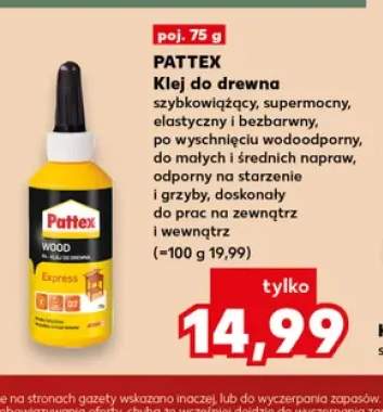 Klej do drewna szybkowiążący Pattex