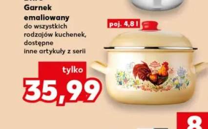 Garnek emaliowany 4,8 l Brio