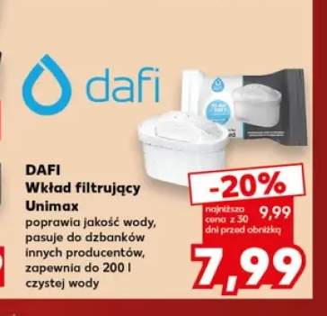 Wkład filtrujący Unimax Dafi