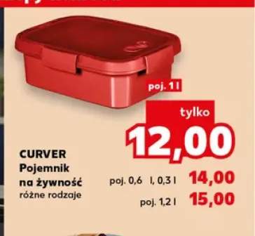 Pojemnik na żywność poj. 1 l Curver +2 warianty