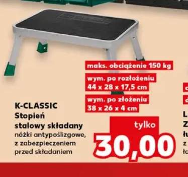 Stopień stalowy składany K-Classic