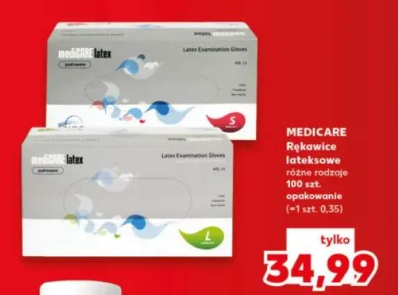 Rękawice lateksowe Medicare