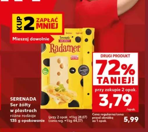 Ser żółty w plastrach Serenada