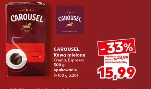 Kawa mielona Espresso Carousel +1 wariant