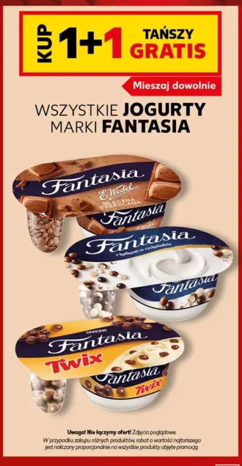 Jogurty marki Fantasia +4 warianty