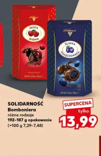 Bomboniera Złota Wiśnia Solidarność +1 wariant