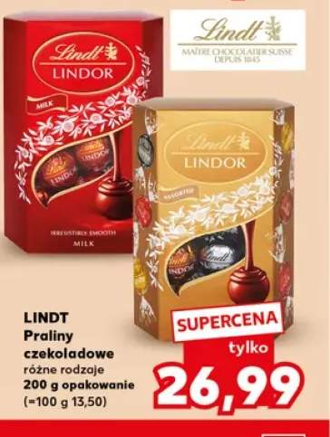 Praliny czekoladowe Lindor Milk Lindt +1 wariant